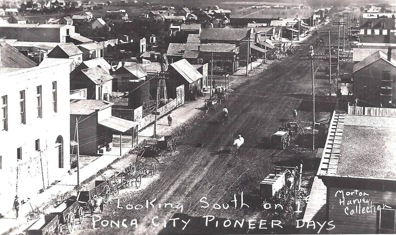 Ponca City Pioneer Days — looking south on 1st Street