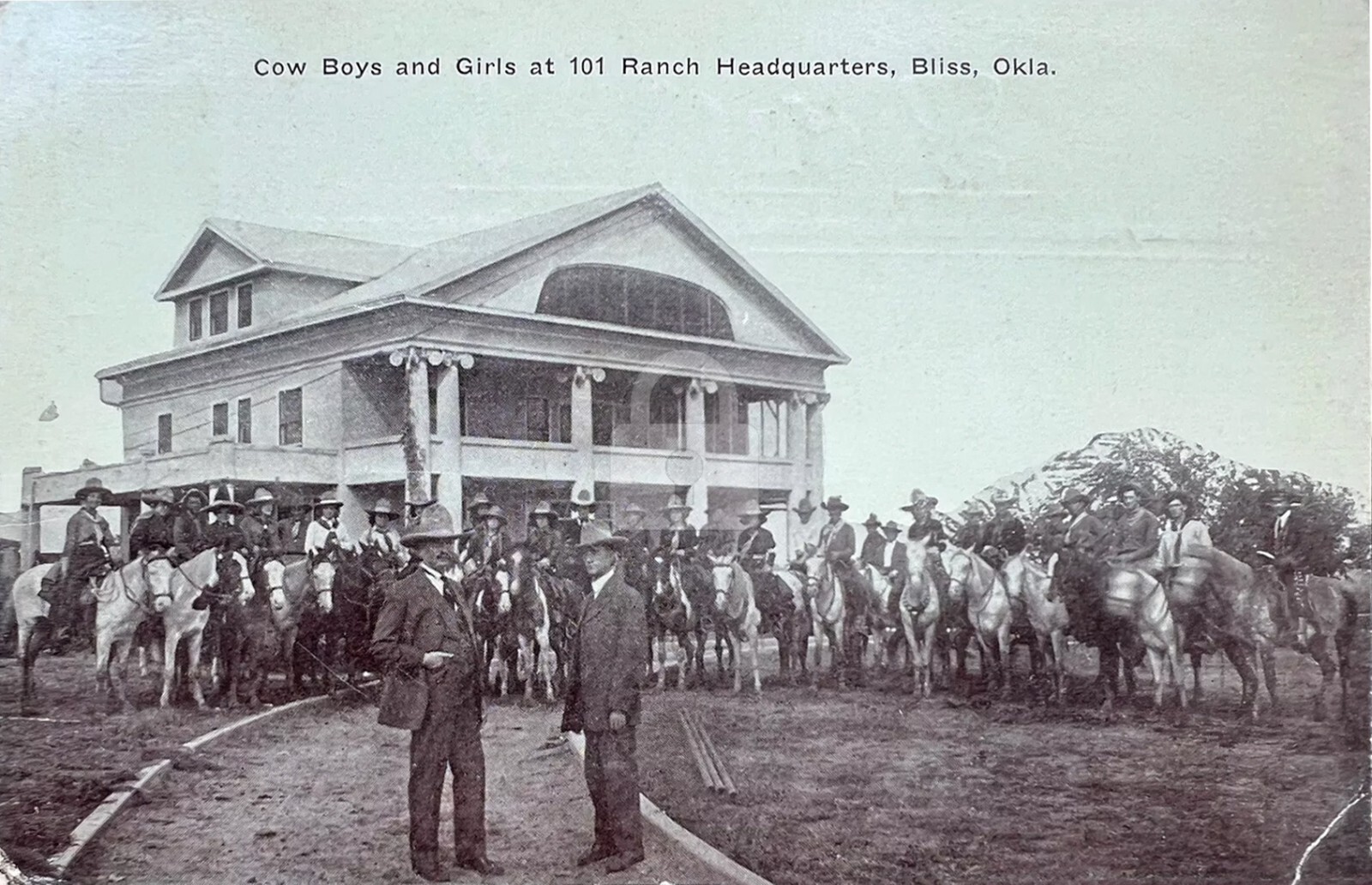 Cowboys and Girls at 101 Ranch Headquarters, Bliss, Oklahoma