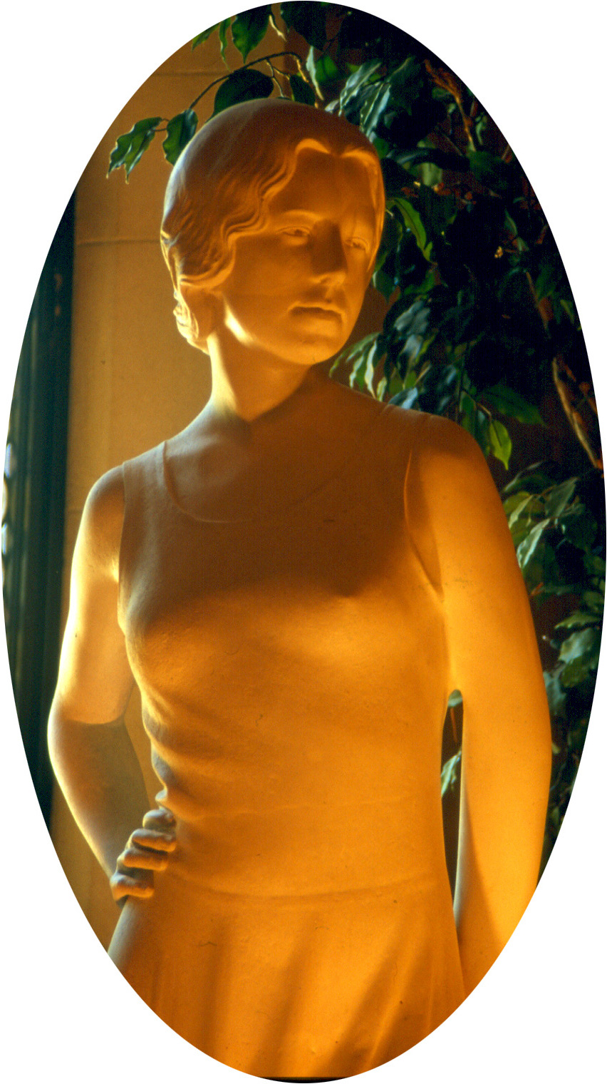 Jo Davidson statue of Lydie Marland at Marland Mansion